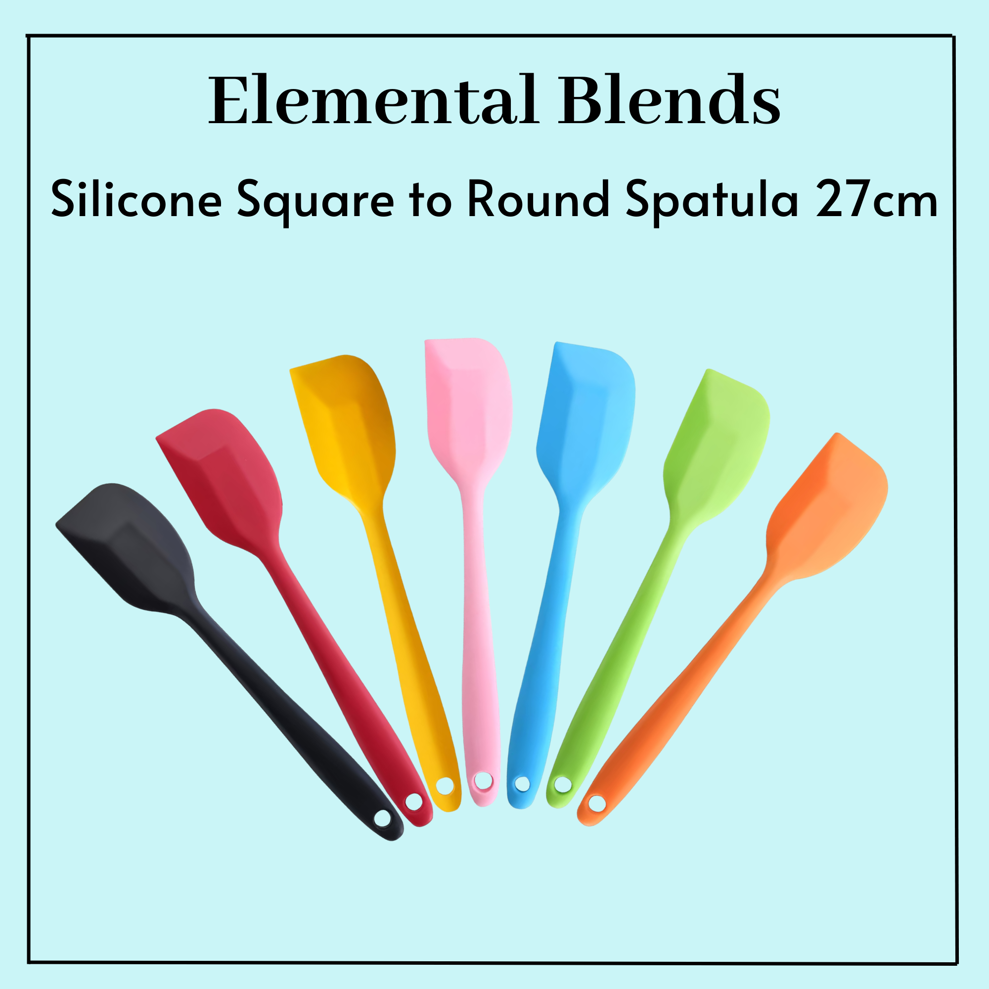 Large Rounded Silicone Spatula 27cm